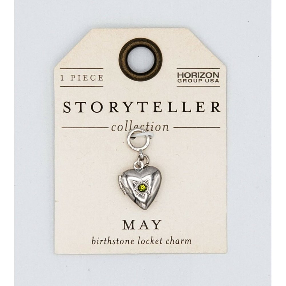 Horizon Storyteller Collection May Birthstone Locket Charm